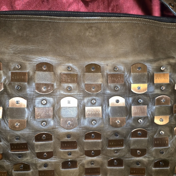 Celine Bag with Copper Colored Hardware-Messenger Style - Picture 11 of 13